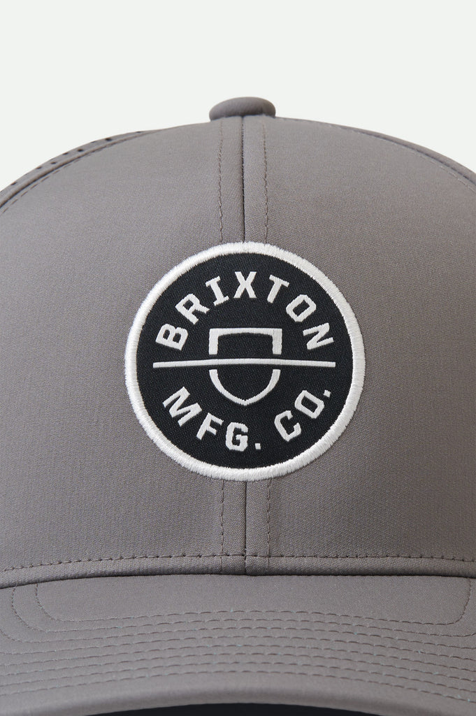 Brixton Crest NetPlus MP Snapback - Grey/Grey