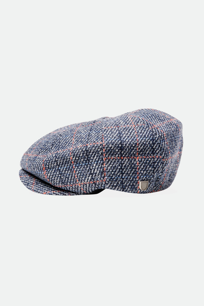 Brixton Brood Snap Cap - Washed Navy/Phoenix Orange