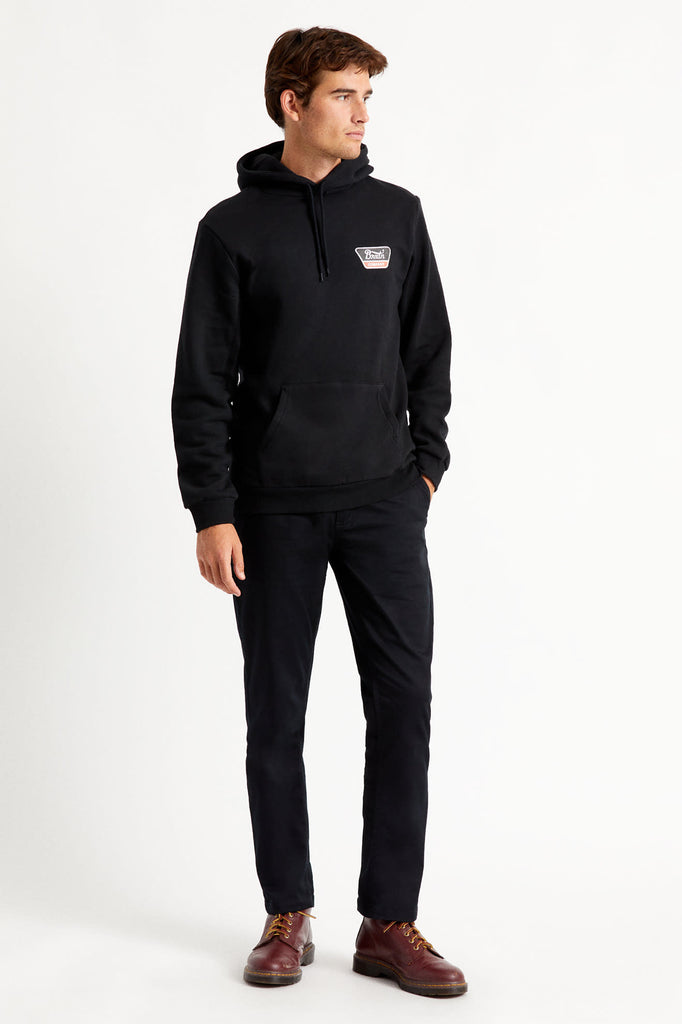 Brixton Linwood Hood Fleece - Black