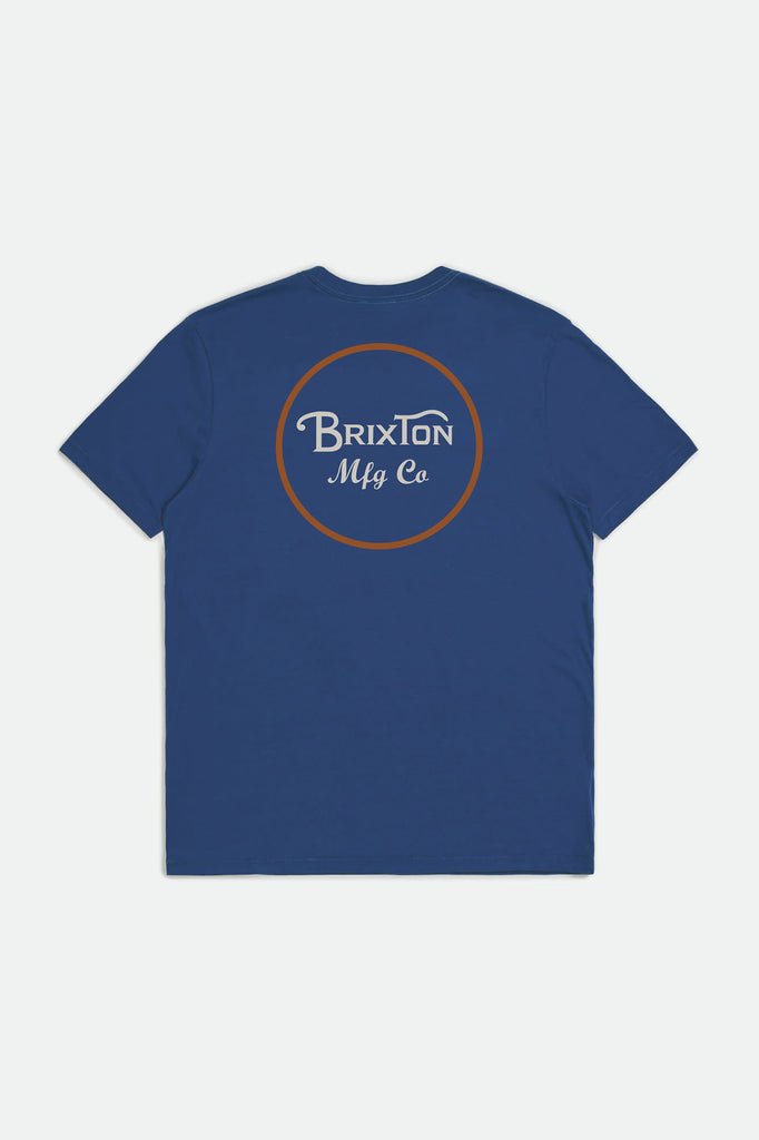 Brixton Wheeler II S/S Standard Tee - Marine Blue