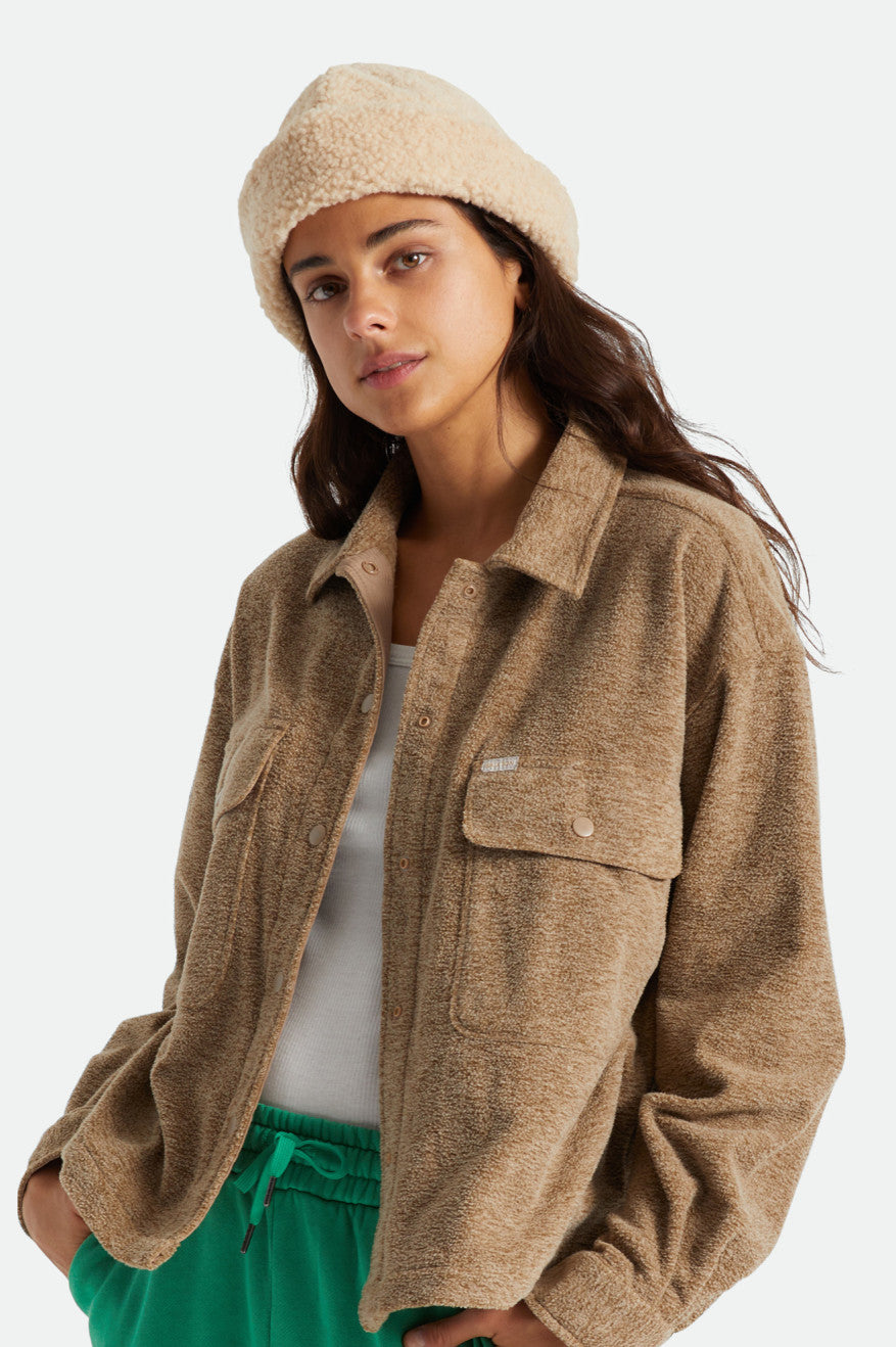 Brixton Unisex Ginsburg Hat - Oatmeal | Front fit