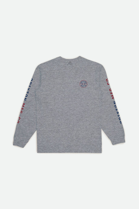 Crest L/S Standard Tee - Heather Grey