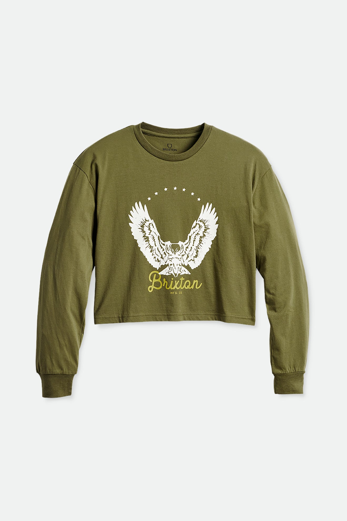Women's Freebird Women's L/S Skimmer Tee - Military Olive - Front Side