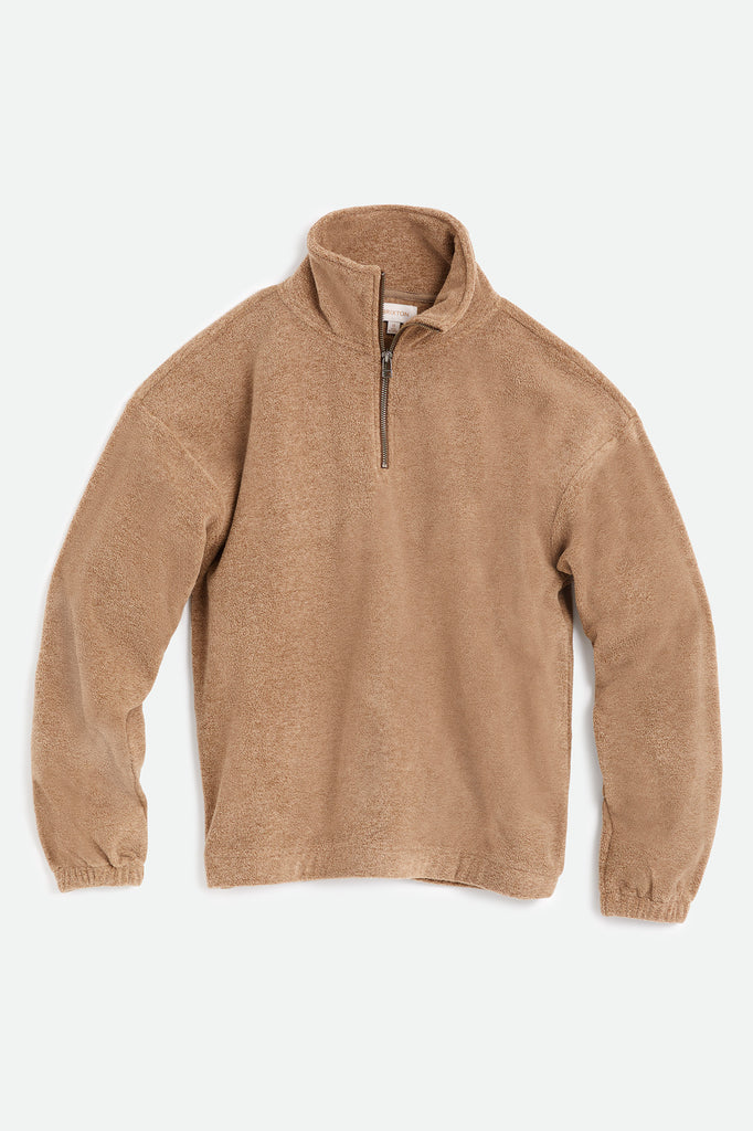 Brixton Derby 1/4 Zip - Oatmeal