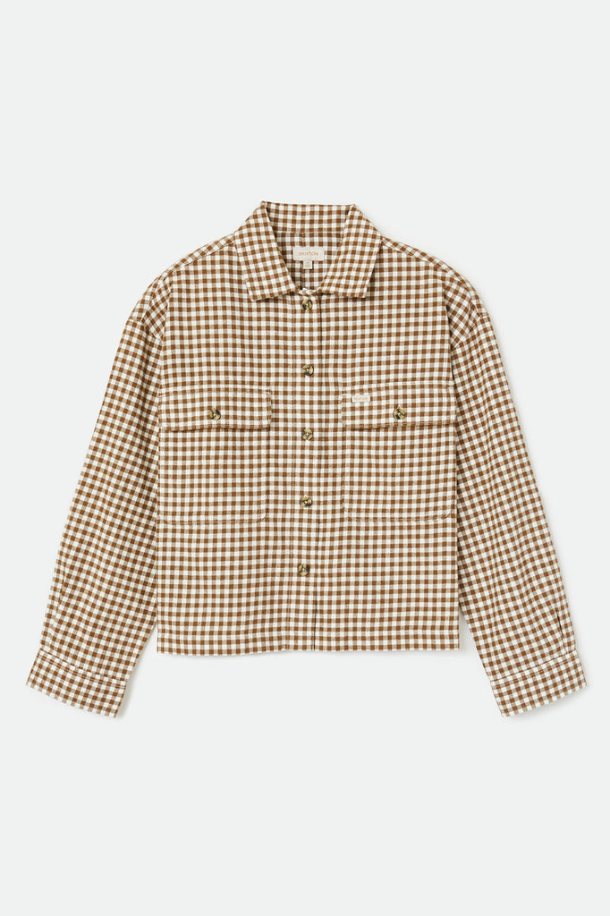 Brixton Bowery Women's Lightweight L/S Flannel - Toffee