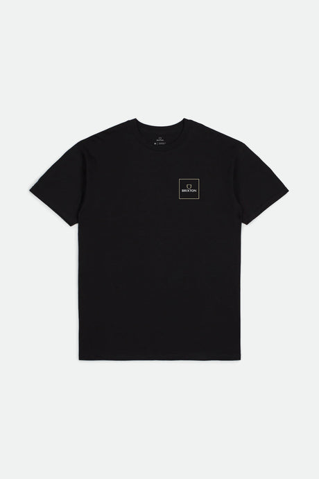 Alpha Square S/S Standard Tee - Black