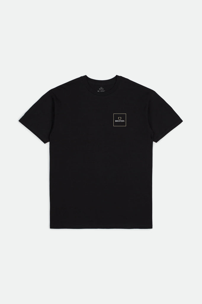 Brixton Alpha Square S/S Standard Tee - Black