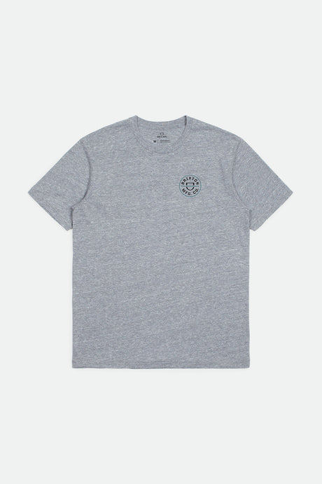 Crest II S/S Standard Tee - Heather Grey/Black