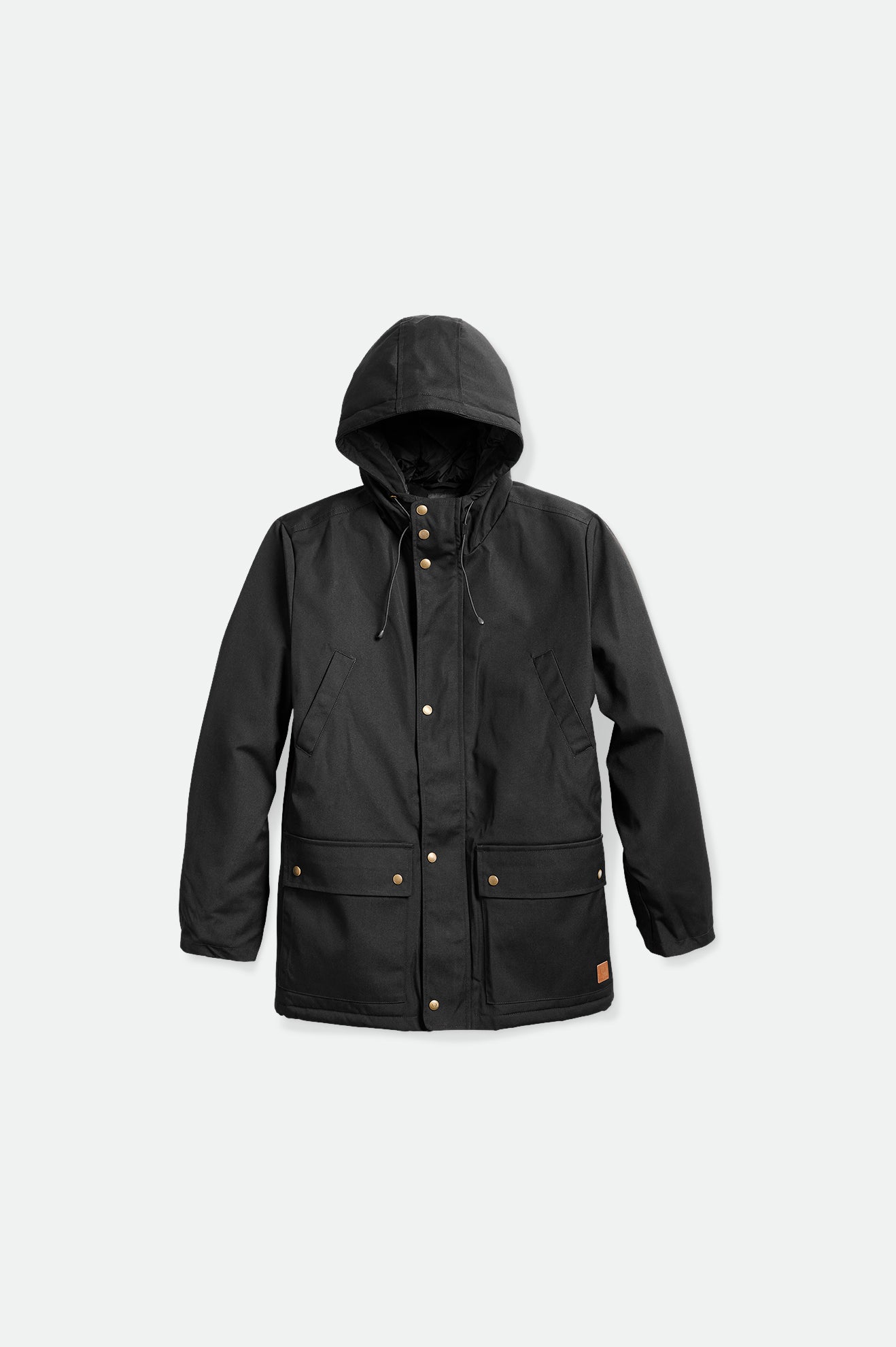 Men's Storm Parka Jacket - Black - Front Side