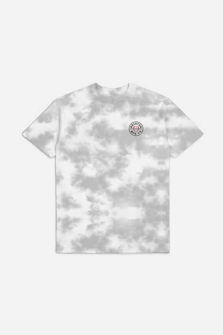 Crest II S/S Standard Tee - Silver/White Cloud Wash