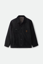 Men's Union Survey Reserve Chore Coat - Black - Front Side