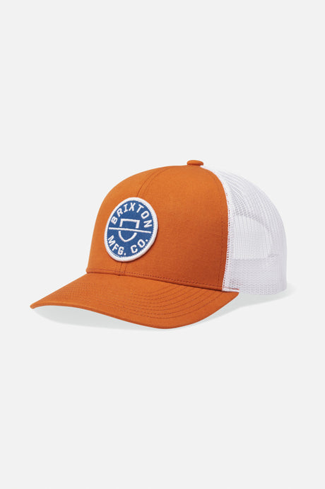 Crest NetPlus MP Trucker Hat - Burnt Orange/White