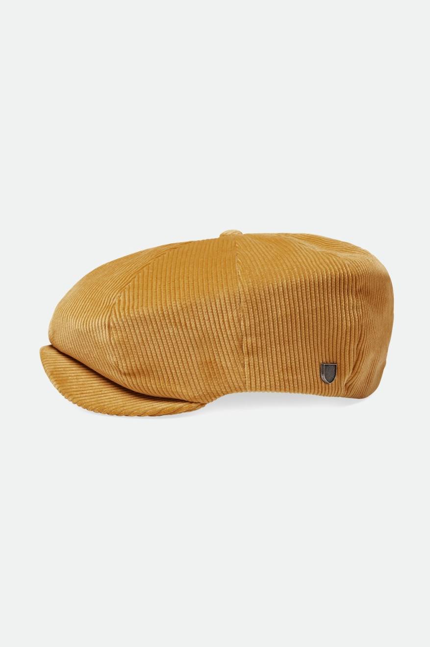 Brixton Unisex Brood Snap Cap - Bright Gold | Extra Shot
