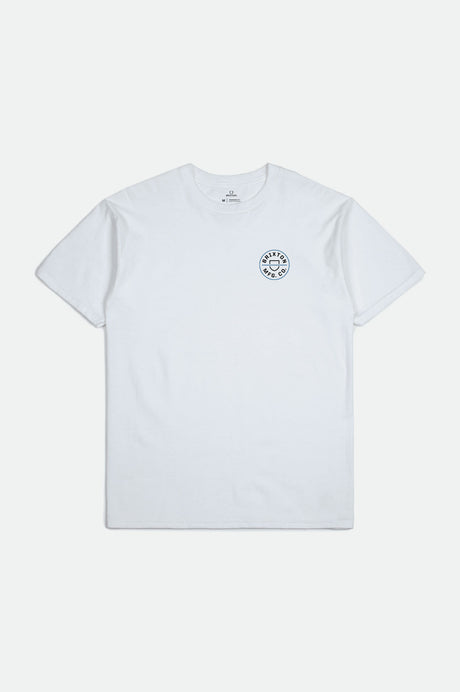 Crest II S/S Standard Tee - White/Black