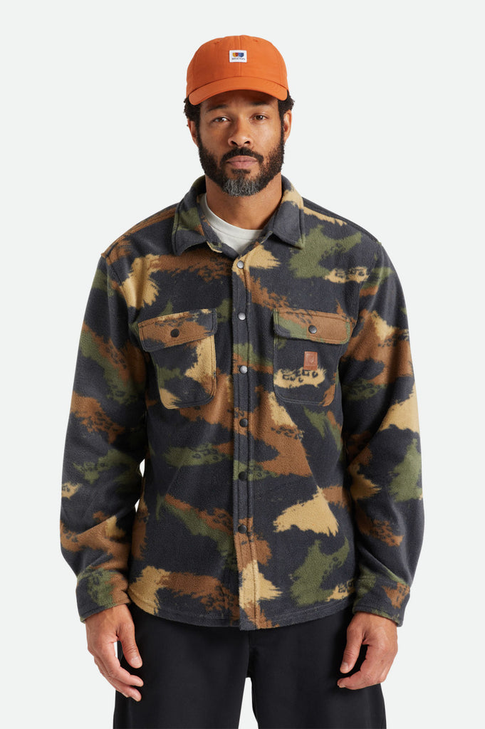 Brixton Bowery L/S Arctic Stretch Fleece - Brushed Camo