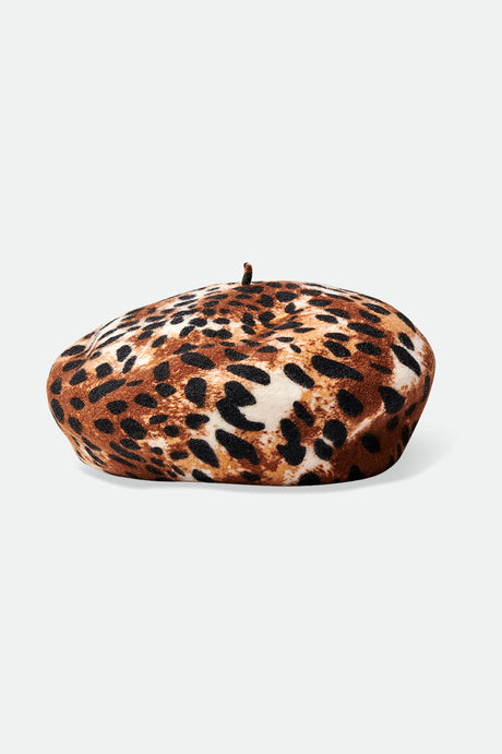 Women's Audrey Beret - Leopard - Additional Laydown 1