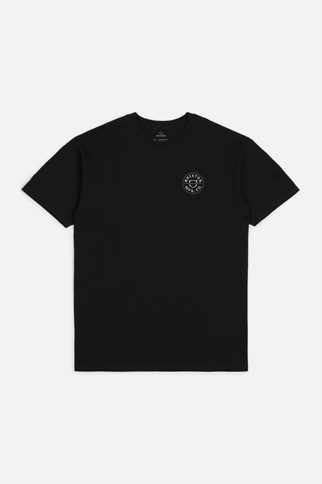 Crest II S/S Standard Tee - Black/Pebble