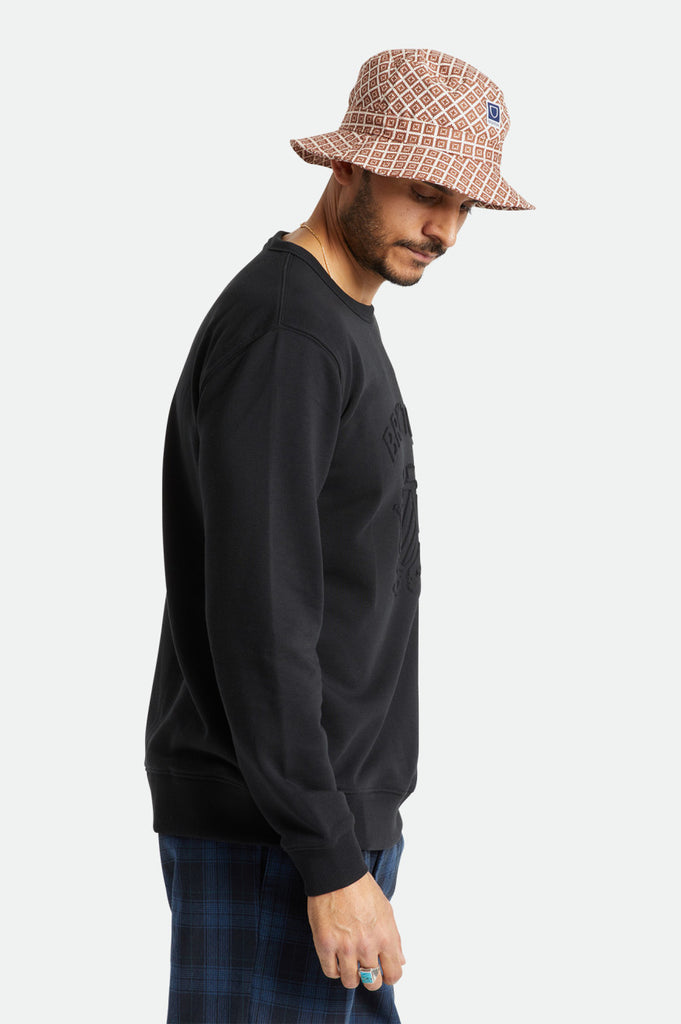 Brixton Beta Packable Bucket Hat - Off White/Medal Bronze