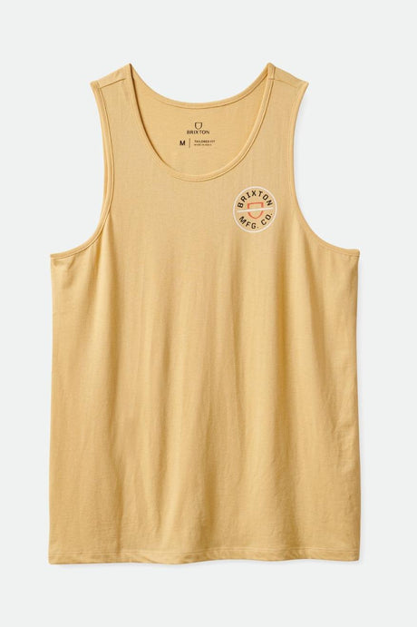 Crest Tank Top - Straw