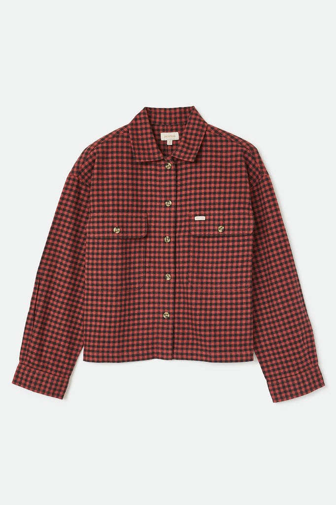 Brixton Bowery Women's Lightweight L/S Flannel - Cowhide