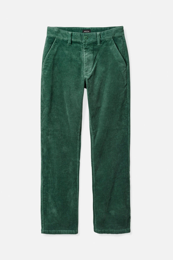 Brixton Choice Chino Regular Pant - Dark Forest Cord