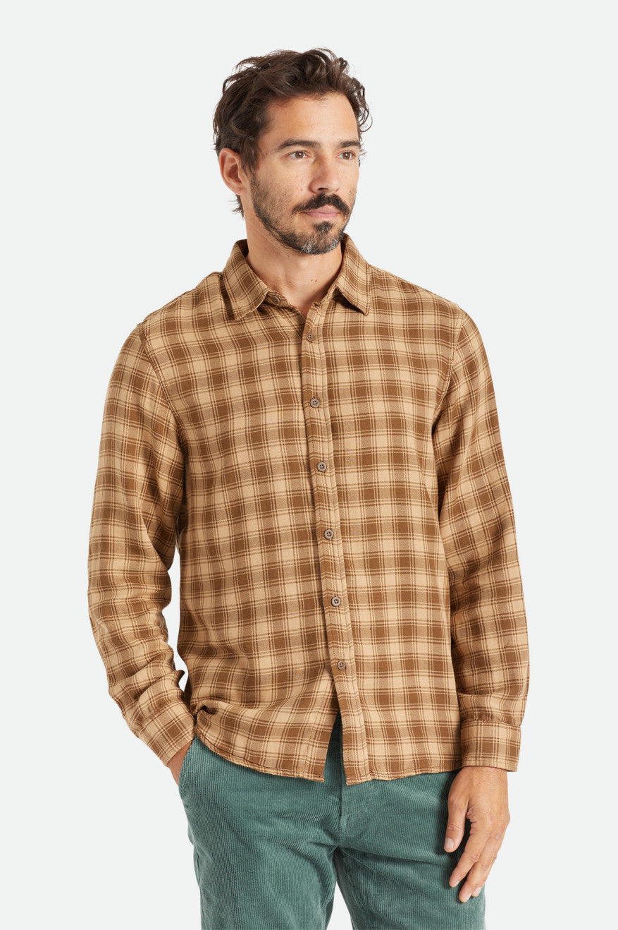 Cruz Soft Weave L/S Flannel - Mojave/Deep Palm