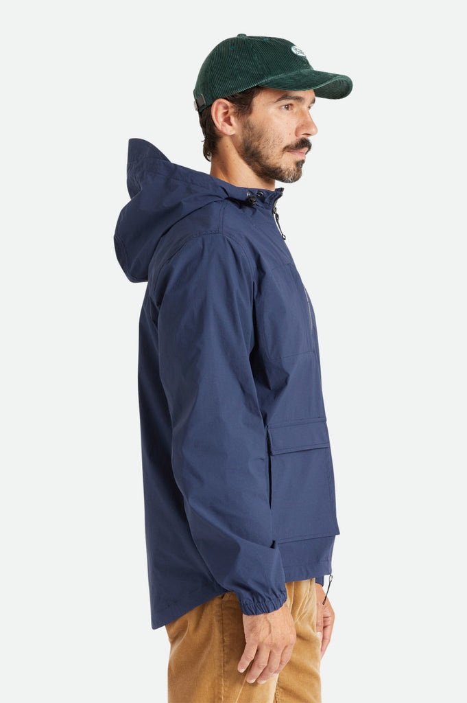 Brixton Utility Packable Parka Jacket - Navy