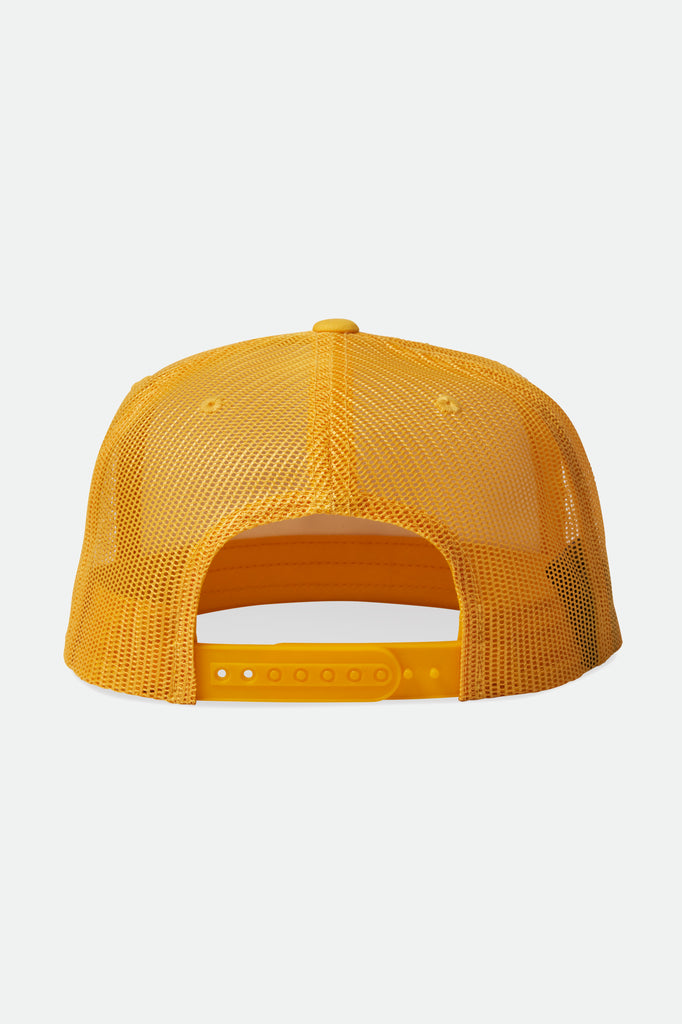 Brixton Ye-haw MP Trucker Hat - Yellow Cab/White