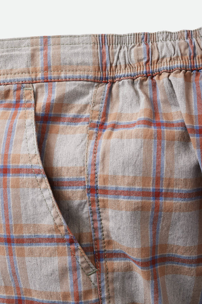 Brixton Choice E-Waist Short - Grey Plaid