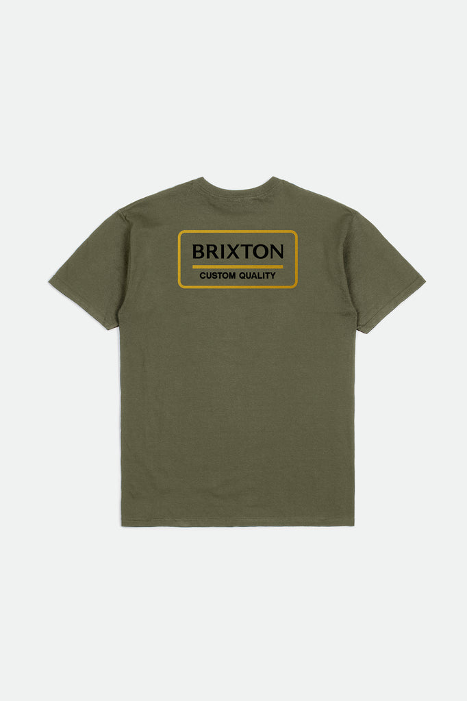 Brixton Palmer Proper S/S Standard Tee - Military Olive