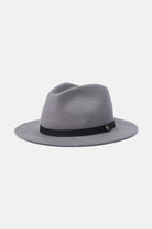 Unisex Messer Packable Fedora - Grey - Front Side