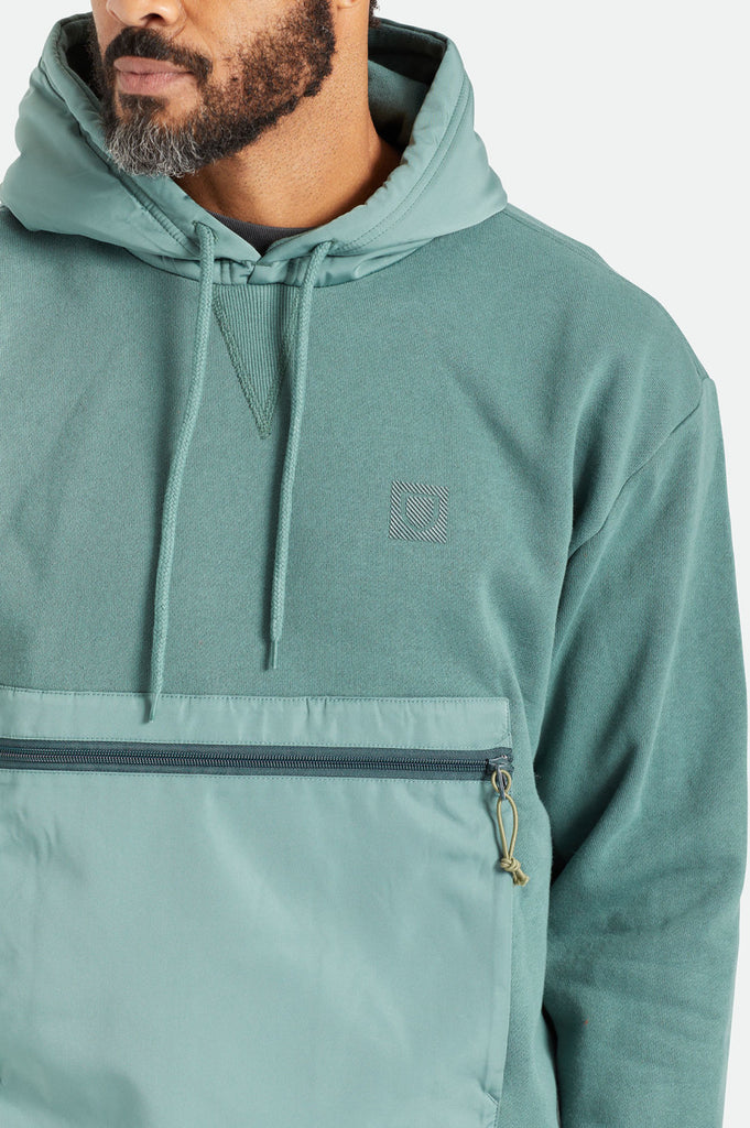 Brixton Utility Recycled Hood - Deep Forest