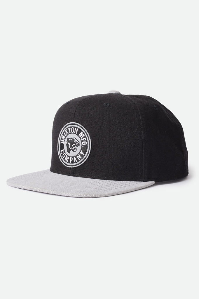 Brixton Forte Utility MP Snapback - Black/Grey