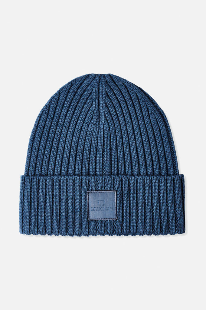 Brixton Alpha Square Merino Wool Beanie - Joe Blue