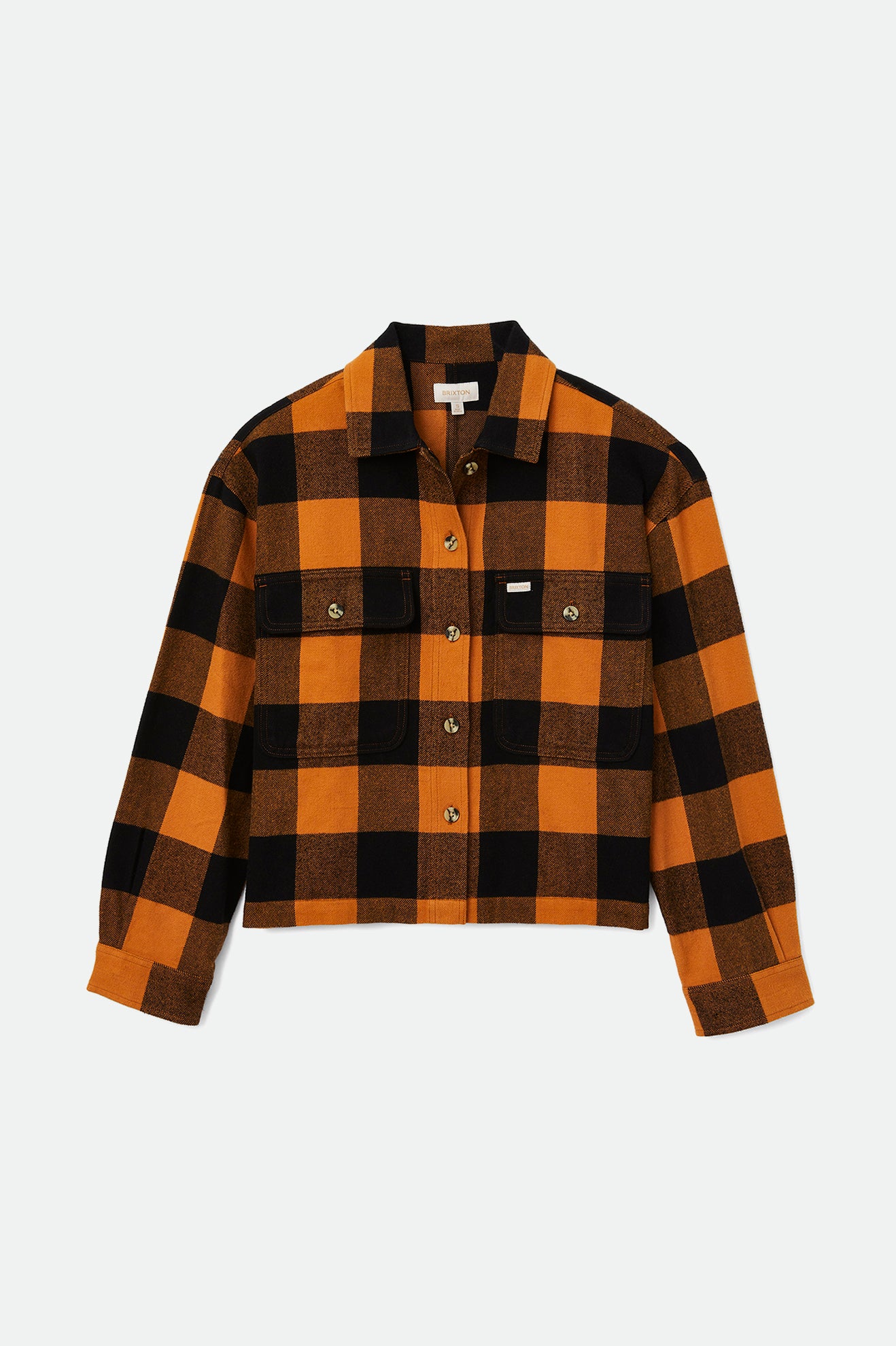 Women's Bowery Women's L/S Flannel - Lion - Front Side