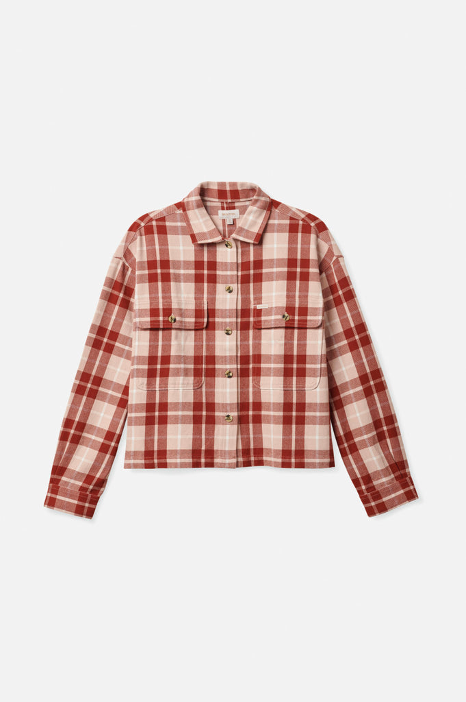 Brixton Bowery Women's L/S Flannel - Rose Dust